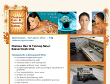 Tablet Screenshot of beavercreektanningsalon.com